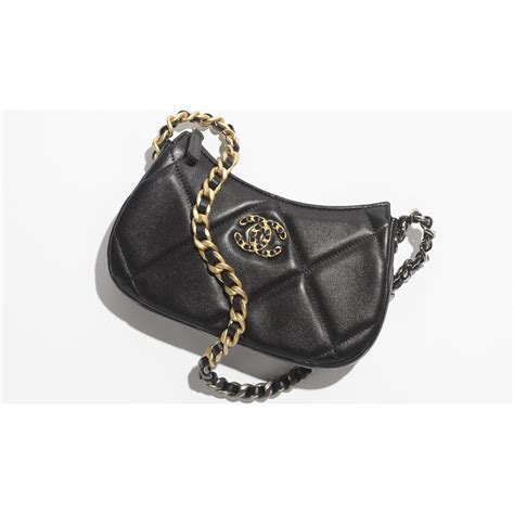 chanel purse black chain|chanel 19 clutch with chain.